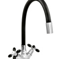 Кух.смеситель Juguni 0402.139 гибкий излив, черный